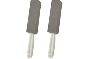 SHUNCHG 2 Stück Bimsstein Reinigungsstein mit Griff, Blöcke Bimsstein für Toilette, Cleaning Block WC, Bimsstein Toilettenreiniger für Bürsten Flecken,für Grill KüChe Toilette