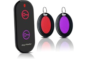 Chlovoe Wyszukiwarki przedmiotów i trackery – bezprzewodowe wyszukiwarki zasięgu 39 m z dźwiękiem, znaczniki lokalizatora kluczy, portfela, zwierzaka, telefonu, okularów