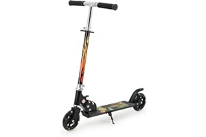 TENBOOM Scooter for Kids Ages 4-7, 2 Wheels Light Up Gift Scooters for Girls Boys Ages 6-12, Easy Folding Kids Scooter with 3 Levels Adjustable Handlebar and Rear Brake…