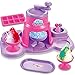 Produktbild Puppenhaus Eiscreme-Herstellungsmaschine Ice Crusher Toy mit Musik und Beleuchtung für Kinder und Mädchen pretend play Eiswürfelform Cup Plate Rolle spielen Spielzeug Puppenhausmöbel und Zubehör gehör