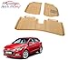 Auto Pearl - Premium Quality Car 3D 2 Rows Beige Mats For - Hyundai I20 Elite RS.1200.00