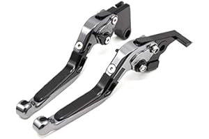 YANG HUA Palancas de embrague de freno extensibles CNC plegables para KTM Duke 125, 200, 390, Duke 2013, 2014, 2015, 2016, logotipo Duke