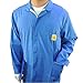 Produktbild Laborkittel, langärmlig, antistatisch, ESD-Schutz, leitfähiges Gittermuster. blau 3XL