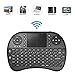 Price comparison product image Bestdeal® 2.4GHz Mini Mobile Wireless Keyboard with Touchpad Mouse, Rechargable Li-ion Battery for Smart TV Hisense LHD32K166WSEU