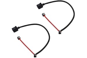 KIMISS sensor desgaste pastillas freno Duokon 2Pcs Sensor de desgaste de pastillas de freno delantero 7L0907637 para Cable