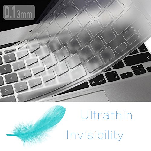 Colel Premium Ultra Dünn Transparent Tastatur Schutzfolie Cover Haut für Apple Macbook Pro 15 Zoll A1707 Touch Bar (US-Layout) - 5