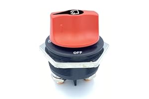 IRYNA Staccabatteria,Interruttore Stacca Batteria auto,12V-48V Interruttore di isolamento batteria,MAX DC 32V 300A CONT 450A INT on/off Interruttori di scollegamento della batteria per camper barca