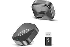 Spedal Android Auto Wireless CarPlay Apapter, Plug & Play Auto-Connect, Kompatibel mit Fahrzeugen ab 2016 mit Serien-CarPlay/Android Auto, 5G/2.4G Dual-Band WLAN, Stabile Car Play Adapter (Typ-C)