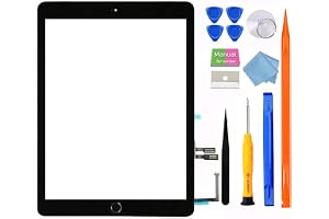 JPUNG skärm ersättning för iPad 6 (6th Generation 2018) 9,7 tum, endast för A1893 A1954, med hemknapp, komplett reparationsve