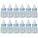 VORCOOL 12pcs Feeder Style Candy Bottle Gift Box Baby Shower Favors (Blue)