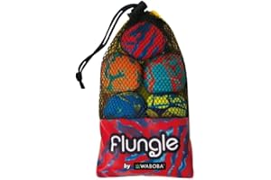 Waboba Flungle Ball Toss Bocce with a Tail — 2-6 Player Fun Yard Beach Game for Family and Friends Juego, Unisex, Talla única