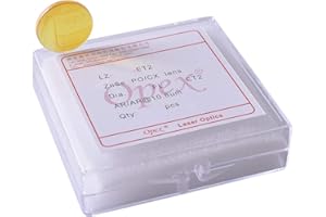 STARTNOW Opex Lunghezza d'onda CO2 Laser Lens ZnSe Focusing Lens Dia.12 18 19 20 FL38.1 50.8 63.5 76.2 101.6 per apparecchiature laser RONAR-SMITH (D20 F76.2)