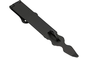 KOTARBAU® Överkast 250 mm säkerhetsöverdrag pulverbeläggning enhet hänglås stål svart dörrbeslag grindbeslag överfallsgångjärn