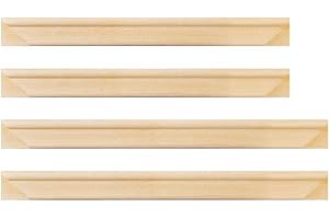 YCDC Solid Canvas Stretcher Frames, Premium Pine Wood Strips Bar Set, for Oil Paintings Poster Prints, DIY Arts Accessory Materials Supply, 16"x22"/40x55cm
