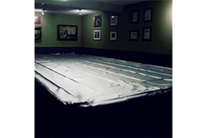 JONNY 8 BALL BAIZE MASTER Heavy Duty Water Resistant Full Size Snooker Table Cover - 12FT BLACK