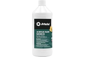Artecho Pouring Medium per Acrilico 946 ml(32oz), Floetrol Medium per Acrilico Pouring,Impermeabile,Non Ingiallente