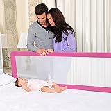 Amzdeal Kinder Bettgitter Bettschutzgitter kindersicherung 150cm (3 Farben: Blau/Grün/Rot) - 6