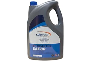 GENERIC LUBETECH EP80 GEAR OIL API GL4 5LTR, SAE MONOGRADE 80W GEAR OIL MADE IN THE UK