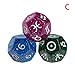 Produktbild Manyo 3pcs Astrologie Tarot Polyhedral Würfel, leicht und tragbar, perfekt für Brettspiel, Club und Bar Spiel Tool, Familienspiel, Math Teaching. (3)