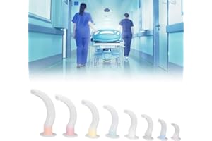 Emoshayoga Gas Guide Tube, Oropharyngeal Airway First Aid Oropharyngeal Airway Tube Disposable for Tracheal Emergency