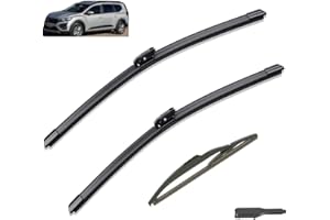 AUTOZONEA Spazzole tergicristallo anteriori posteriori compatibili con Dacia Jogger 2021 2022 2023 2024 Parabrezza ibrido Parabrezza Finestra Accessori auto