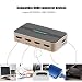 Produktbild HDMI Switch Hub 4K UHD,5 Ports Switcher Selector 5 in 1 Out HDMI Umschalter automatisch,Support 3D,Full HD 1080p,Auflösung: bis 4k Bei 60Hz for PC,Laptop,Xbox,HDTV,Monitor,HD Projector and More