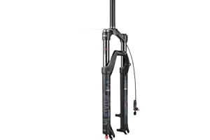 NANLIO Mate Bicycle Suspension Forks - 26/27.5/29 Inch Oil and Air Fork - Rebound Adjustment - Mountain Bike Fork with 120mm Travel