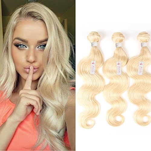 Durian Hair 12 12 12Inch 613 Honey Blonde Brazilian Virgin Hair 7A Grade 613 Brazilian Body Wave Hair Extensions Weave 3 Bundles 100g/1pcs