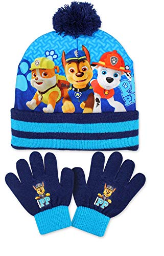 paw patrol hat and mittens