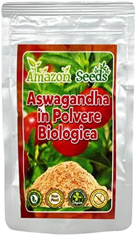 AMAZON SEEDS ASWAGANDHA IN POLVERE BIOLOGICA 250 GR