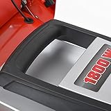 HECHT Elektro-Rasenmäher 1803 S Elektro-Mäher (1800 Watt, 46 cm Schnittbreite, 7-fache Schnitthöhenverstellung 30-75 mm, 60 L Fangsack) - 2