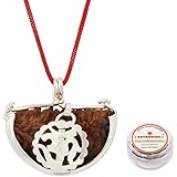 Astrodidi 1 Mukhi Rudraksha/One Face Rudraksha Pendant with Lab Certificate (Metal Pendant)