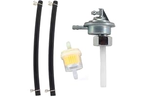 HURI Vacuum Fuel Tap & Fuel Filter Hose for 50 cc GY6 China 4-Stroke ZNEN, Baotian, Benzhou, Rex, Yiying, Flextech, Novamotors