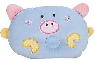 WBZOWRB Almohada para Perros Gatos,Almohada cervical para Mascotas,Almohada para dormir para mascotas, almohada de protección de la columna cervical（azul）