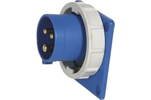 Sirox - Conector CEE para dispositivos de instalación (IP 67, 3 pines, 230 V, 6 h, 16 A, 75 x 75 mm)