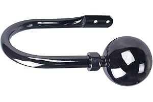 New Pair Of Ball End Black Nickel Holdbacks By Umlout ®