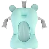 Gojiny Coussin de Bain Bébé Coussin de Baignoire Nouveau-Né Coussin de Baignoire Antidérapant pour Siège de Baignoire pour Bé