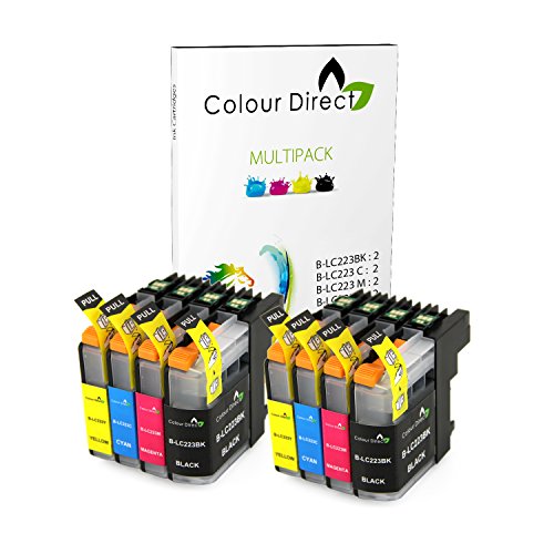 8 Colour Direct LC223 Tintenpatronen Zum Brother DCP-J4120DW , DCO-J562DW , MFC-J4420DW , MFC-J480DW , MFC-J4620DW , MFC-J4625DW , MFC-J5320DW , MFC-J5620DW , MFC-J5625DW , MFC-J5720DW , MFC-J680DW , MFC-J880DW Drucker