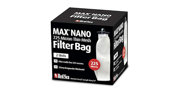Red Sea Max Lot De 2 Sacs Filtrants Nano De Rechange 225 Microns Amazon Fr Animalerie