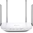 TP-Link Archer C50 - Router wifi de doble banda, 1200 Mbps, 2.4 GHz a 300 Mbps y 5 GHz a 867 Mbps, 4 antenas externas de dobl