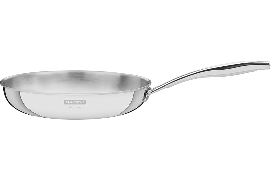Tramontina Grano Stainless Steel Frying Pan, 26cm