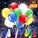 Produktbild CalMyotis LED luftballoon, LED Balloons for Birthdays, Weddings, Graduation Parties, can be Filled with Helium - 40 Stück