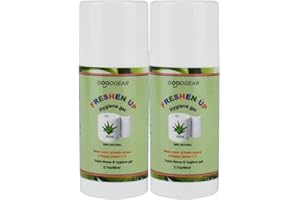 Goodgear Unisex Toilet roll and Intimate hygiene gel|160ml|Sports & outdoors moisturising cleanliness|Soothing Anti-itching Comfort|Create Flushable Wipes|pocket size 80ml per bottle (Aloe Vera)