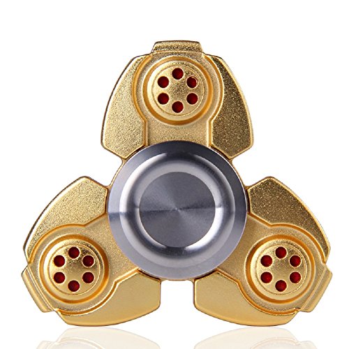 Dlife Tri Hand Spinner, High Speed Great Bearings, Tri-Spinner Fidget Toy, Hand Spinner Focus Toys, Stress Reducer Relieves Anxiety and Boredom For Kids & Adults (Gold) Dlife Tri Hand Spinner, High Speed Great Bearings, Tri-Spinner Fidget Toy, Hand Spinner Focus Toys, Stress Reducer Relieves Anxiety and Boredom For Kids & Adults (Gold)