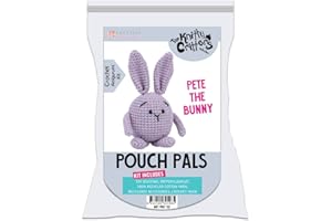 KNITTY CRITTERS The Knitter Critters - Pouch Pals - Pete The Bunny