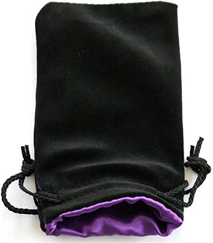 Koplow Large Velvet Dice Bag Purple