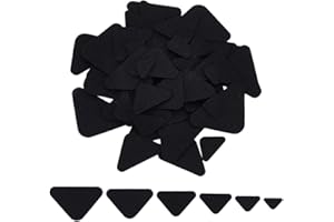‎FINGERINSPIRE FINGERINSPIRE 240 Stück Filznasen Für Puppen 6 Größen Schwarze Filznasen Dreieckige Filznasen Für Puppen Sicherheitsfilznasen Zum Basteln Puppen Puppen Teddybären Häkelspielzeug Plüschtiere Zubehör