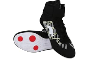 ZEIHYEURUS Chaussures De Lutte Pour Hommes,Chaussures De Lutte LéGèRes,Chaussures De Boxe Respirantes,RéSistantes L'Abrasion,Souple,Durable,Respirant,Pour Les Juniors,Les GarçOns Chaussures Boxe Homme
