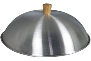 Dexam 12108614 Aluminium Wok Lid 32cm, Silver