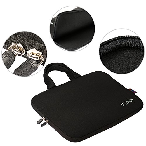 iColor Schmetterling Netbook- und Chromebook- Tasche Notebooktasche Laptoptasche Schutzh  lle f  r Gr    e 11 6 12 12 1 Zoll  mit Tragegriff DEIHB12-0